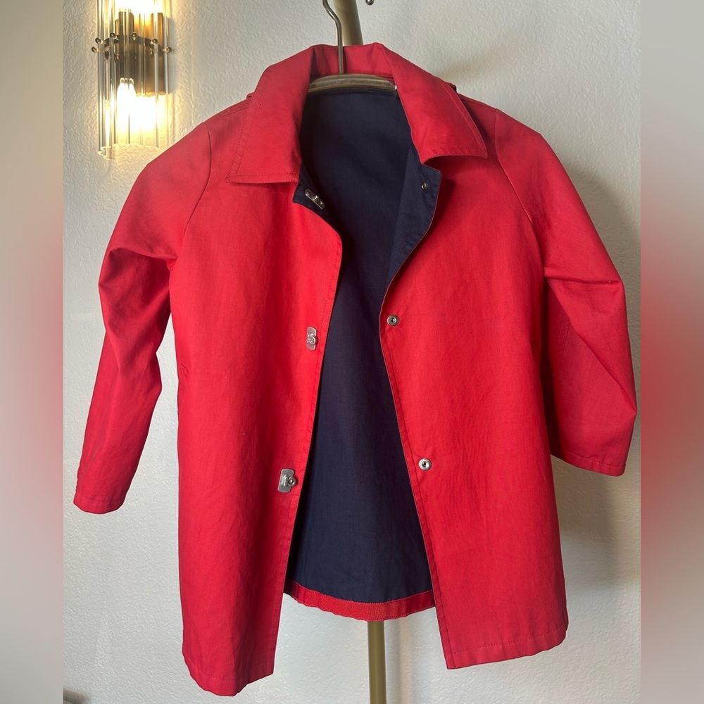 Salvatore Ferragamo RED kids Raincoat